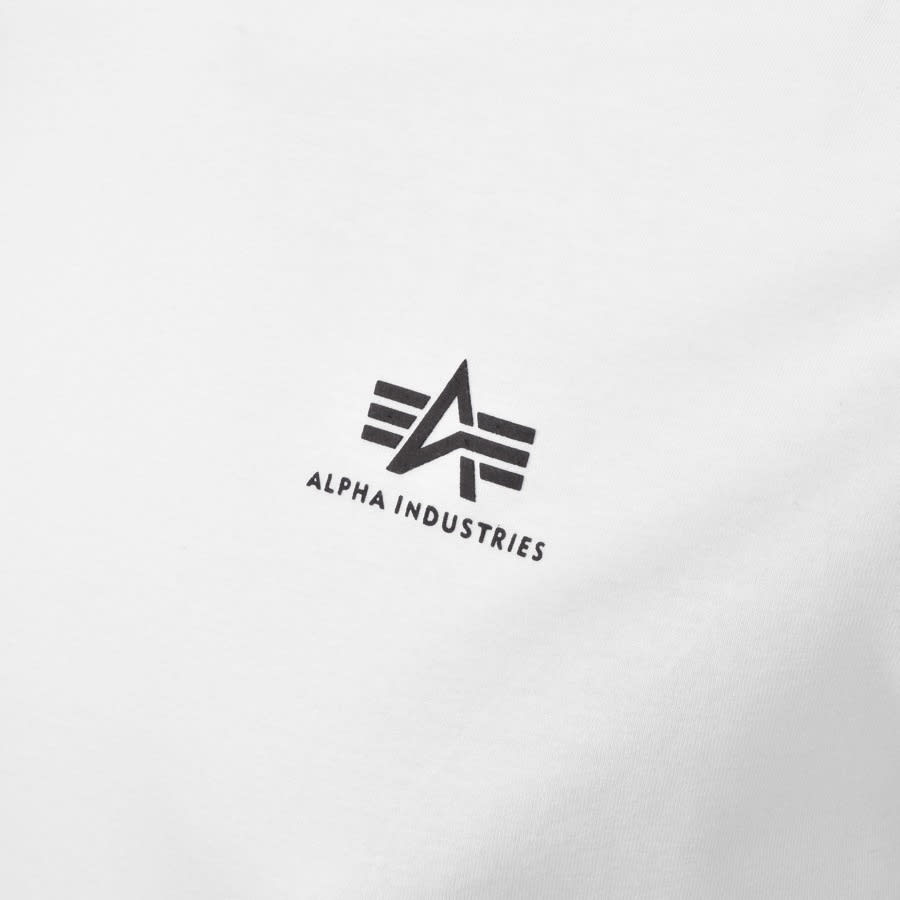 Alternative Image for ProductAlpha Industries Basic Logo T Shirt White3
